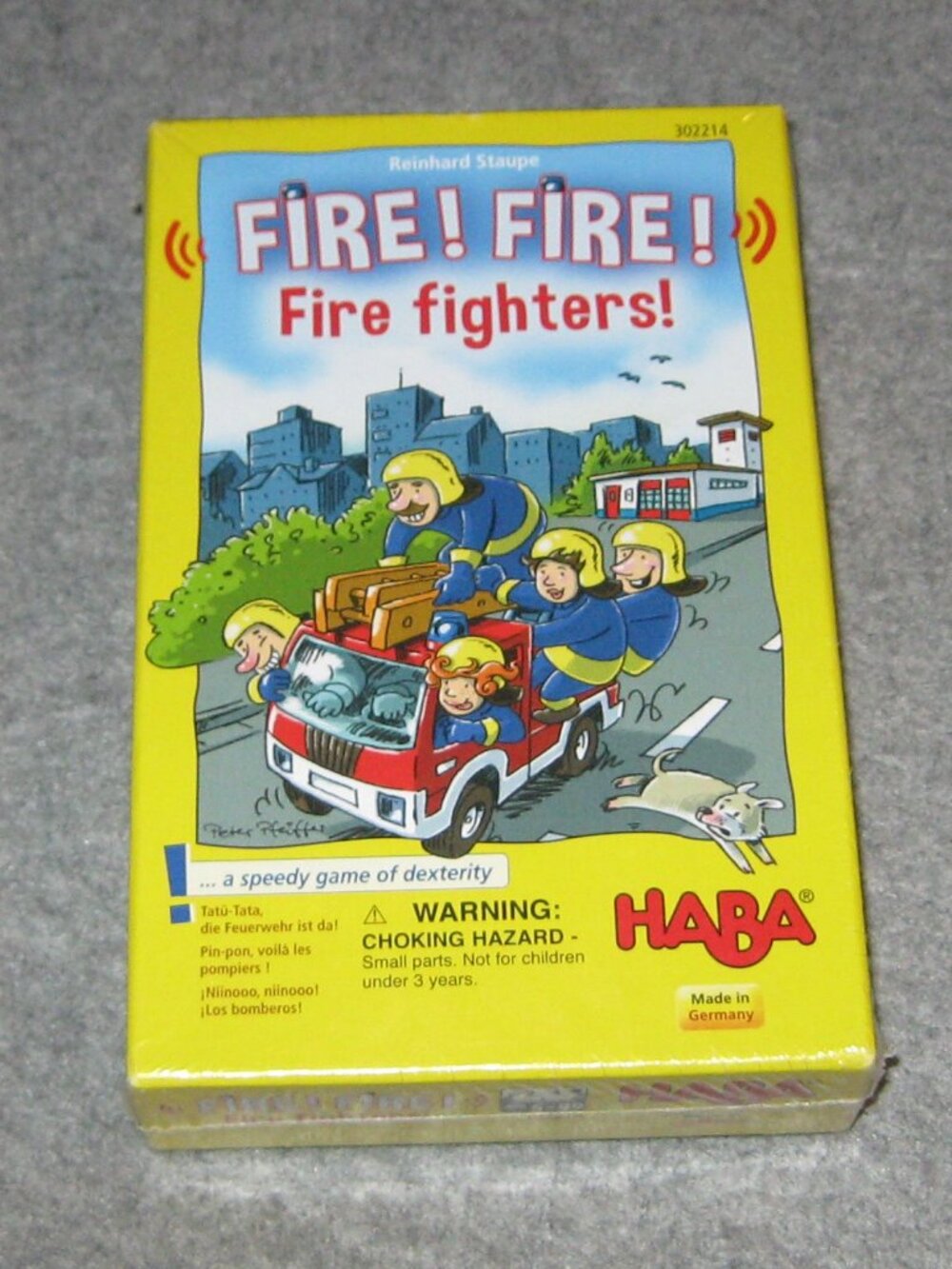 Fire! Fire! Fire fighters! HABA Board Game